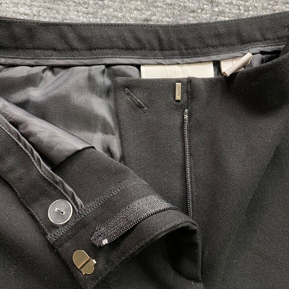 Chico's Pants Women's Small 4 Short Black Dress Wide‎ Leg Career Office 30x28.5 - Picture 4 of 12